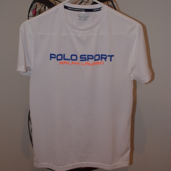 polo sport t shirt white